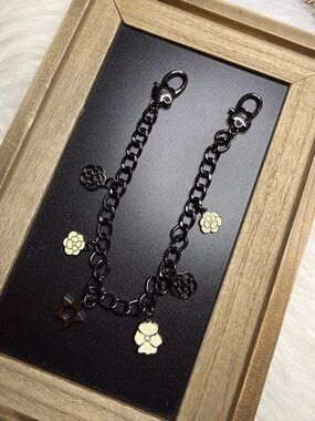Bag Chain Strap Replacement Shoulder Handbag Purse DIY 15”  Camellia Flower
